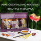 Millin Cocktail Garnish Gift Set - Edible Flowers & Dehydrated Fruits, 150 Drinks, 100% Natural