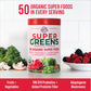 Country Farms Super Greens Drink Mix, Berry Flavor, 50 Organic Super Foods, 10.6 Ounce, USDA Organic, Red