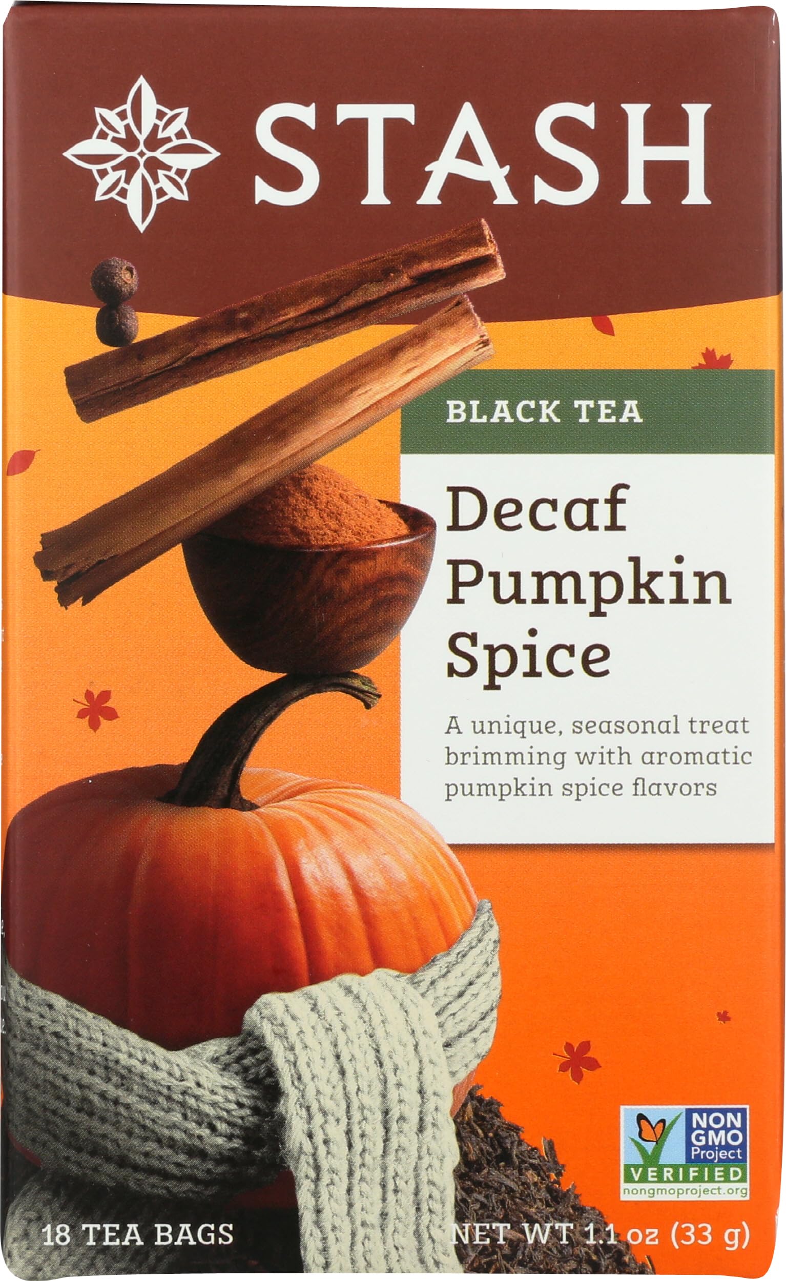 Decaffeinated Tea-Pumpkin Spice - 18 - Bag
