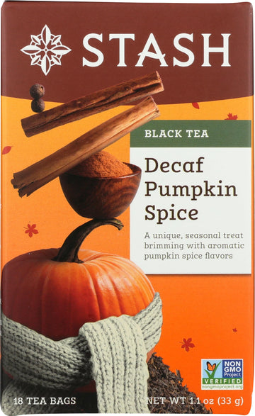 Decaffeinated Tea-Pumpkin Spice - 18 - Bag