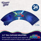 Treasures Gifted Officially Licensed Pj Masks Cupcake Toppers & Wrappers 24Ct - Pj Masks Birthday Party Supplies - Pj Mask Party