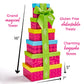 Gluten Free Palace Gift Basket Tower - Mothers Day Treats - 6-Tier Festive Gluten Free Cookies Gift Basket Treat Tower - Fathers
