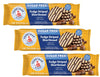 3 pack - Voortman Bakery, Sugar Free Cookies, Fudge Striped Shortbread, 11.3 oz each