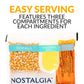 Nostalgia KPP824 Premium Popcorn Packs - 8 Ounce (24 Count) - Yellow Oil & Seasoning Salt