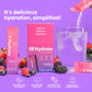310 Hydrate Wildberry Electrolytes Powder Packets - No Sugar Hydration Packets With Key Vitamins & Minerals - Keto Friendly - Ta