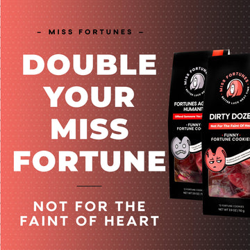 MISS FORTUNES Funny Fortune Cookies - Multi-Pack of 2 Dozen, Dirty + Humanity, Model: Dirty+Humanity FBA