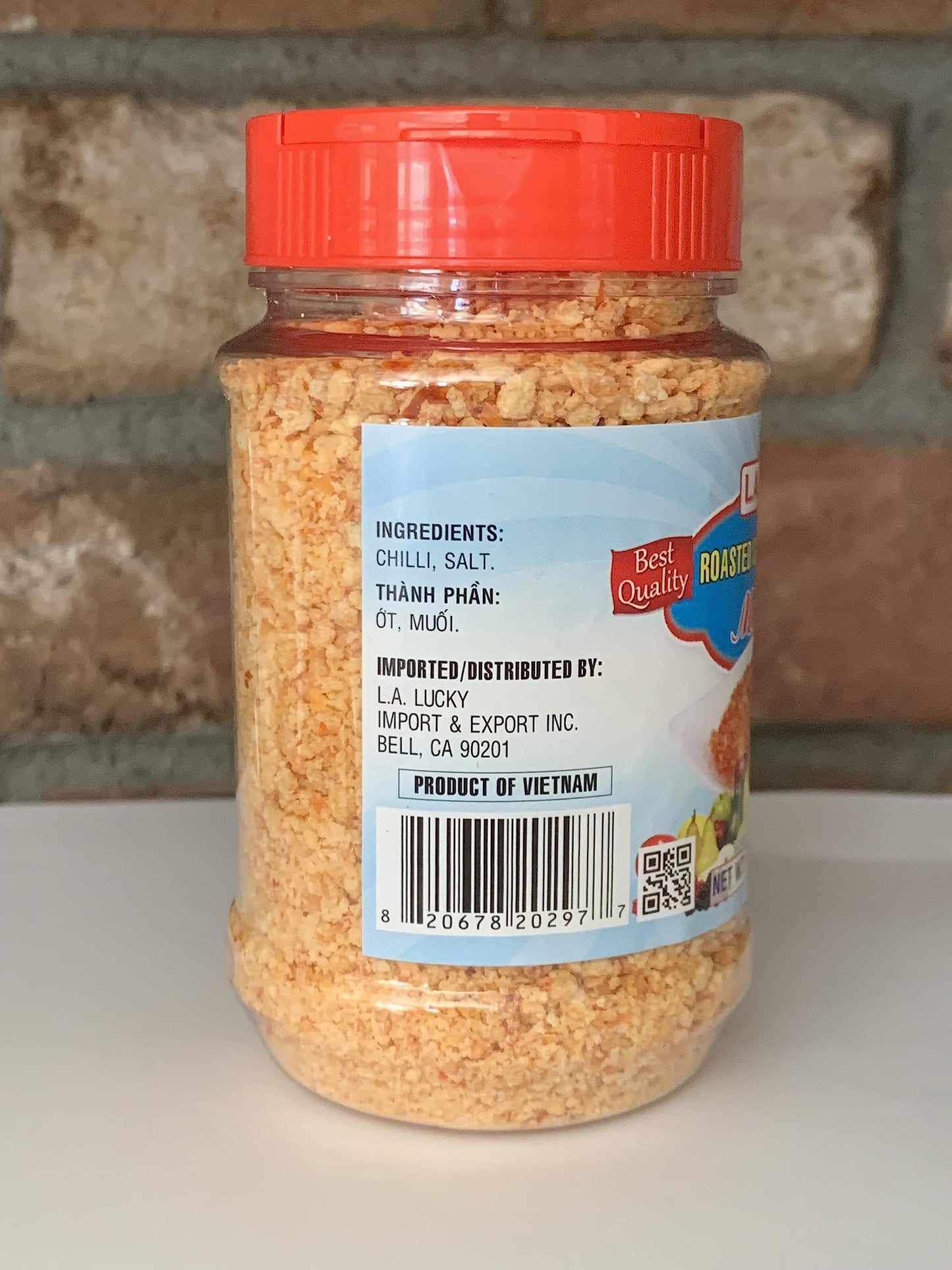 1 Pack - Roasted Salt Chili Powder - Muoi Ot - 6.3 Oz