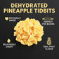 Anna and Sarah Dehydrated Pineapple Tidbits NATURAL NO SO2, Non GMO, Gluten Free, High In Fibers in Resealable Bag, 2 Lbs