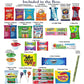 Foxy Fane 150-Count Holiday Gift Box & Care Package - Variety Pack Of 150 Delicious Snacks & Treats