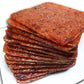 Singapores Famous Street Snack - Fire-Grilled Tender Pork Jerky (Original Flavor - Square Shaped, 4 oz)  Grilled Fresh & Shipped