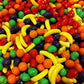 Mini Fruit Shaped Candy - 1 lb of Sweet Crunchy Candies Perfect for your Dish or Vending Machines
