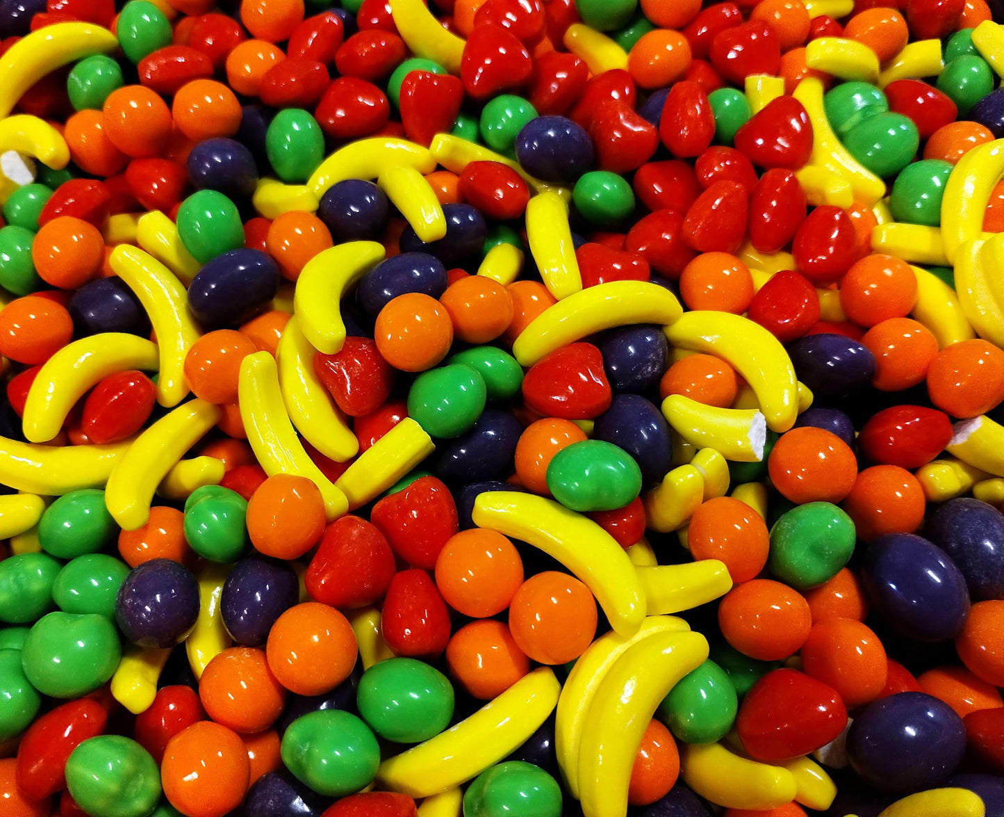 Mini Fruit Shaped Candy - 1 lb of Sweet Crunchy Candies Perfect for your Dish or Vending Machines