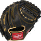Rawlings  R9 Baseball Catchers Mitt  325 1-Piece Solid Web  Right Hand Throw