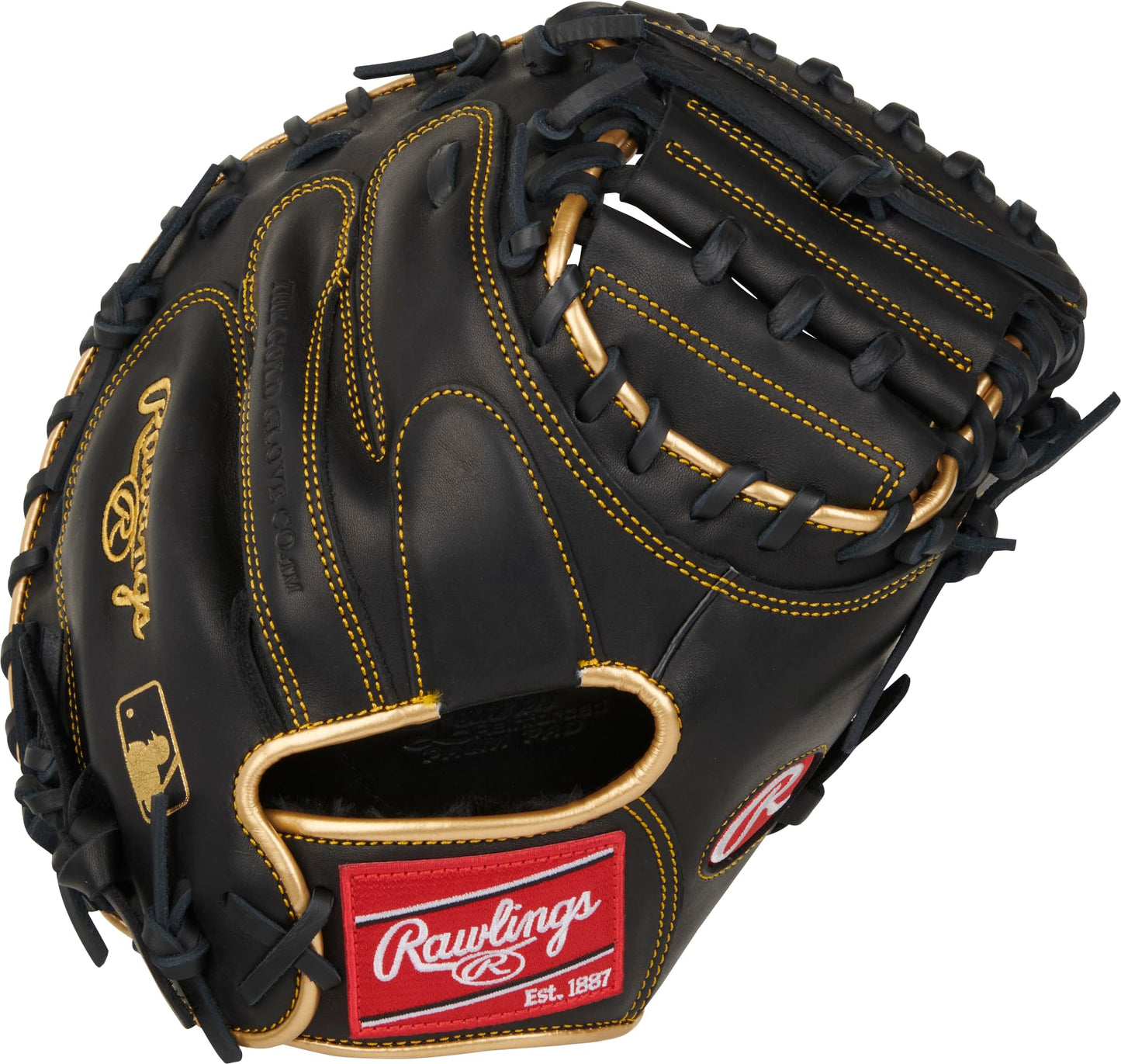 Rawlings  R9 Baseball Catchers Mitt  325 1-Piece Solid Web  Right Hand Throw