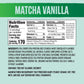 Mezcla Puff-Crispy Protein Bar, Matcha Vanilla, Vegan, Gluten Free, Plant Protein Energy Bar
