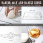 BICRET Sourdough Starter Kit – Complete Baking Supplies, 2 Silicone Proofing Baskets, Baking Mat, White, Model FJ-3-4C