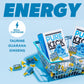 PURE KICK Energy Singles To Go Drink Mix, Jolly Rancher Blue Raspberry, 72 Packets, Convenient 0.13 Ounce Size