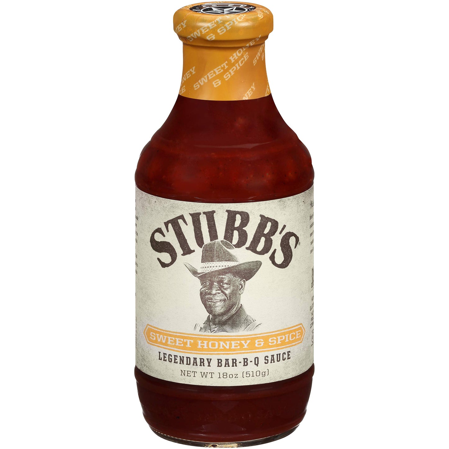 Stubbs Sweet Honey & Spice BBQ Sauce, 18 oz