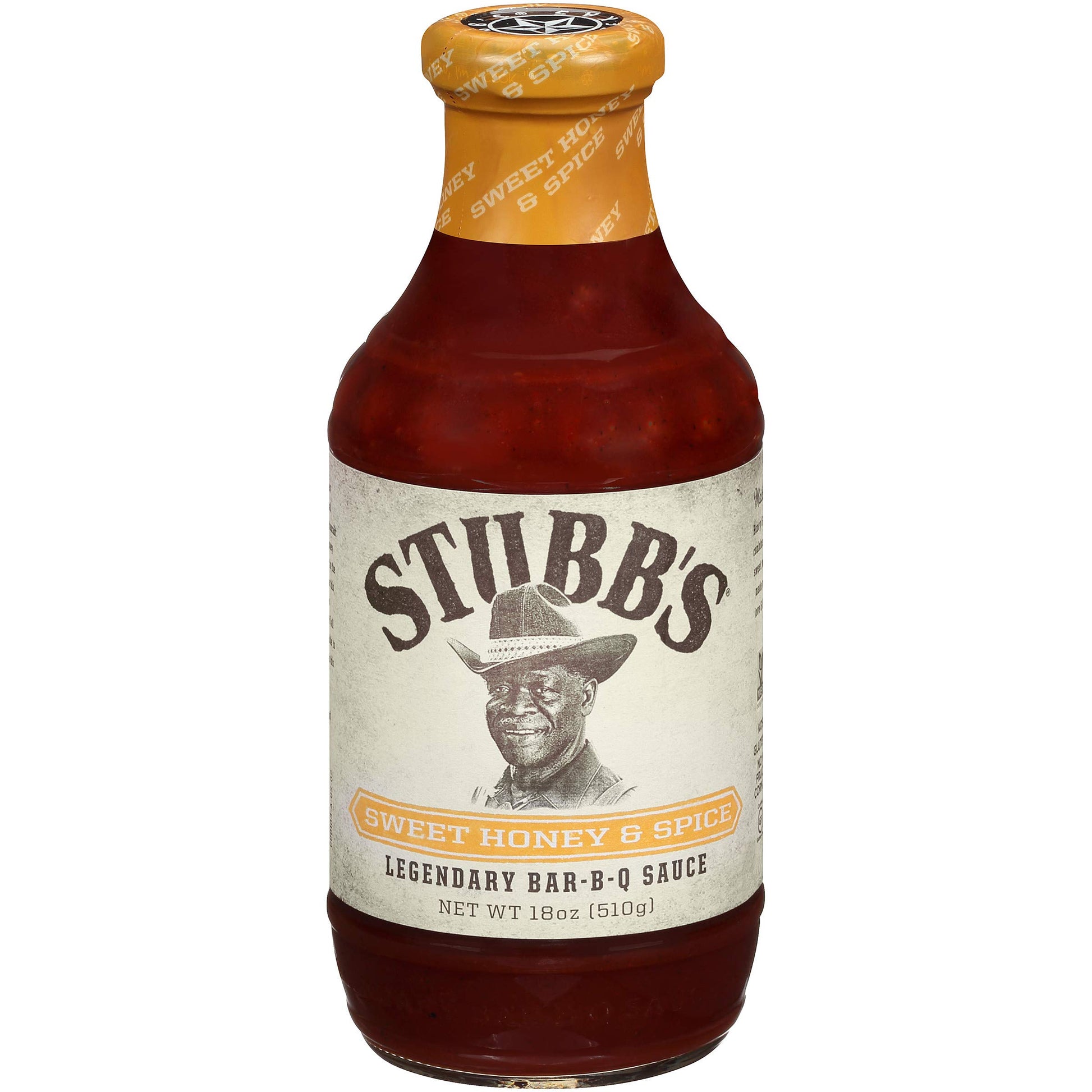 Stubbs Sweet Honey & Spice BBQ Sauce, 18 oz