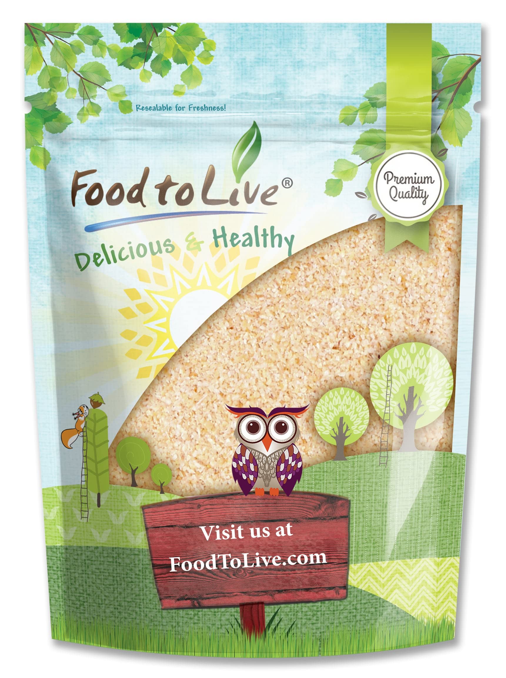 Food to Live - Granulated Garlic, 8 Ounces - Dried Coarse Garlic Granules, Raw, Vegan, Bulk Spice. High in Vitamin B, Dietary Fi