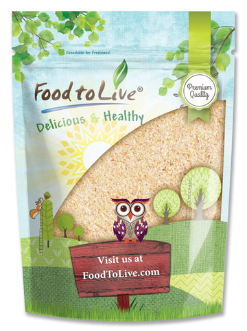 Food to Live - Granulated Garlic, 1.5 Pounds - Dried Coarse Garlic Granules, Raw, Vegan, Bulk Spice. High in Vitamin B, Dietary 