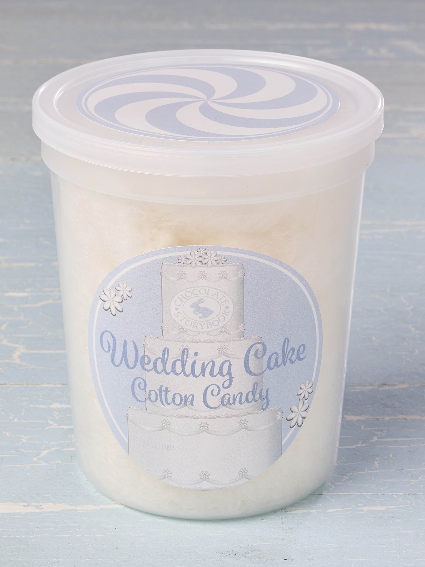 Chocolate Storybook Wedding Cake Flavored Cotton Candy - 1.2 Ounce Pack