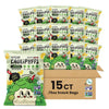 Vegan Chili Lime Caulipuffs - Corn, Rice, And Cauliflower Gluten Free Puffed Snack (Box Of 15-0.75Oz Bags)