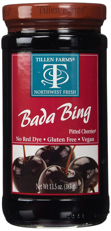 Tillen Farms Bada Bing Cherry,13.5 Ounce (Pack of 6)