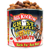 ASS KICKIN Ghost Pepper Spicy Hot Peanuts - 12oz Gourmet Snack - Model AK869