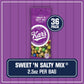 Kars Nuts Sweet N Salty Trail Mix  2.5 oz Pouch (Pack of 36)  Gluten-Free Trail Mix Snack