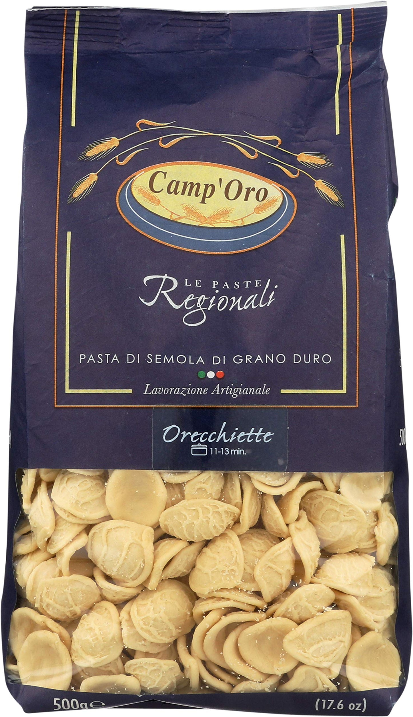 Camp Oro Le Regionali Orecchiette Pasta Pack of 4 Bag