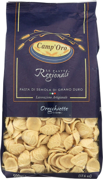 Camp Oro Le Regionali Orecchiette Pasta Pack of 4 Bag