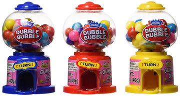 Kidsmania Dubble-Bubble Mini Gumball Machine (12 Units) 1.15Kg/16.93Oz. {Imported From Canada}