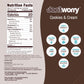 Dont Worry Meringue Cookies Keto Friendly - Low Calories per piece!  Healthy Candy  Gluten Free Cookies  Low Carb  Low Sugar Snacks - 4 Pack