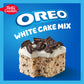 Betty Crocker OREO White Cake Mix, White Cake Baking Mix With OREO Cookie Pieces, 9.3 oz