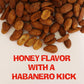 ASS KICKIN Roasted Spicy Hot Peanuts - Habanero Honey Flavor - 4.25 oz - Gourmet Snack