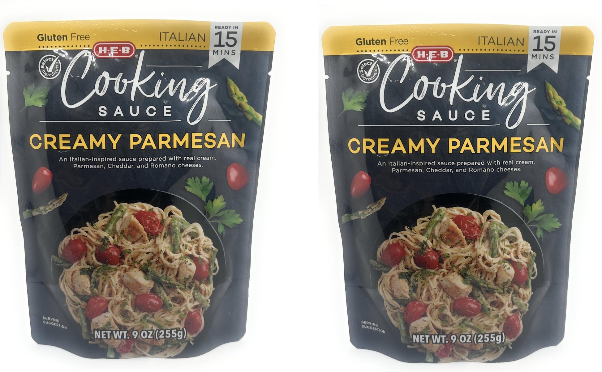 HEB Cooking Sauce Mixes - 2 packages (Creamy Parmesan 9oz)