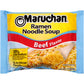 Maruchan Ramen Less Sodium Beef, Instant Ramen Noodles, Ready to Eat Meals, 3 Oz, 24 Count