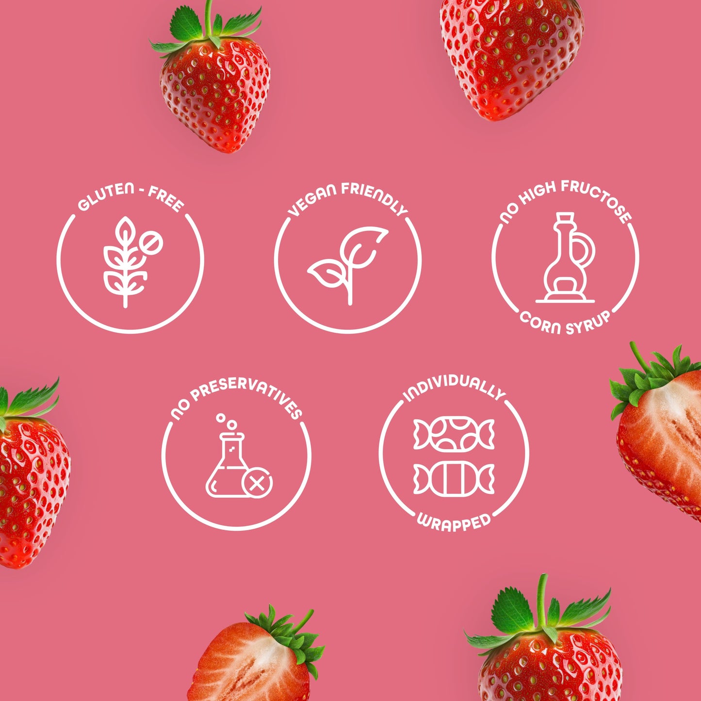 Colombina Bon Bon Bum Lollipops W/Bubble Gum Center, Strawberry Flavor, Individually Wrapped, Ideal For Party Favors And Gifts, 1 Pack (24 Count)