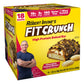 Fitcrunch Snack Size Protein Bars, Designed By Robert Irvine, 6-Layer Baked Bar, 3G Of Sugar, Gluten Free & Soft Cake Core (18 B