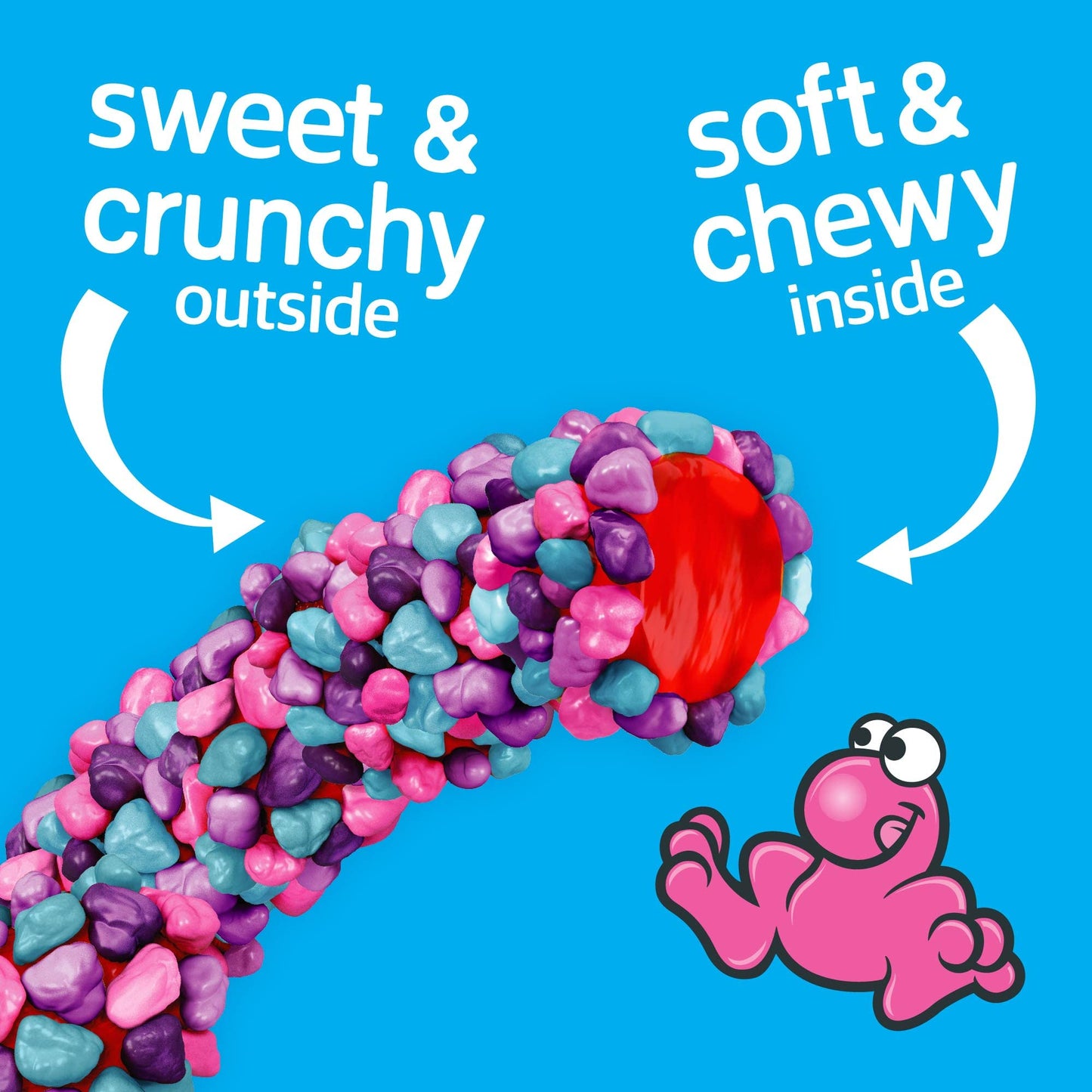 Nerds Rope Candy, Very Berry, 0.92 Ounce Ropes (Pack of 48)