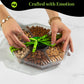 Nut Cravings Gourmet Collection - Rosh Hashana & Shana Tova Mixed Nuts Gift Basket + Green Ribbon (7 Assortments, 1 Lb) Arrangem