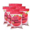 Wel-B Freeze-dried Strawberry, Freeze-dried Fruit Snack Unsweetened and 0% Fat, Real Healthy Snack 15g. (Pack6)