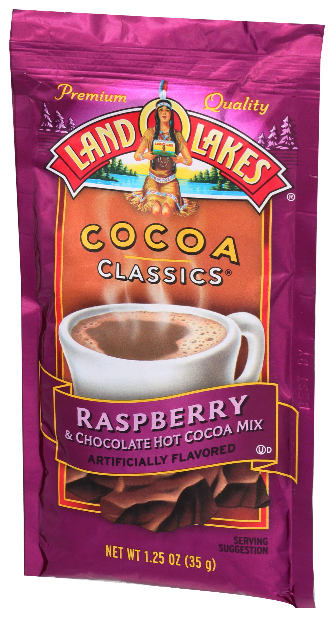 Land O' Lakes Raspberry Cocoa Mix - 1.25 Oz - 12 Pk