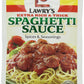 Lawry's Thick Spaghetti Mix, 1.42-Ounce Packets (Pack of 24)