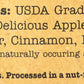 Sisters Fruit Company Apple Chips, Cinnamon Apple, All Natural, Gluten-Free, Fat-Free (Contains Six 2.25 Oz. Bags)