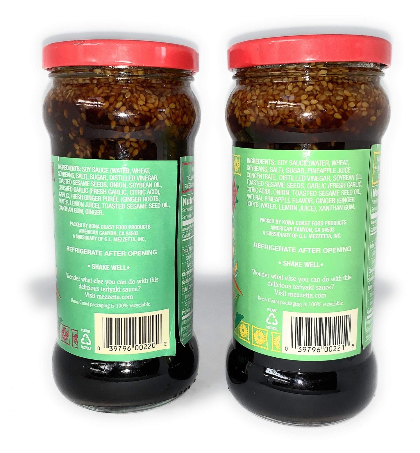 Island Paridise Teriyaki Marinade! Two Pack Of Kona Coast Marinade Grilling, One Paradise Pineapple Teriyaki! One Island Teriyak