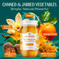 TrueSeaMoss Sea Moss Gel - Made in USA - Wildcrafted Seamoss  Fruits & Jarred Vegetables - Orange  Pack of 1 (Labels may Vary)