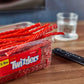 TWIZZLERS Twists Strawberry Flavored Licorice Style, Chewy Candy Tub, 5 lb