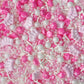 Sentovac Edible Pink Crown Mix Sprinkles for Decorating | Edible Cake Cupcake Sprinkles 1 Bottle 3.53oz/ 100g | Cookie and Ice C